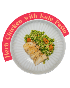 Herb Chicken w/ Kale Pesto Pasta - REG