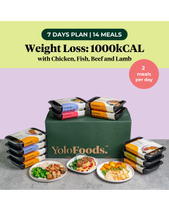 Weight Loss - 1000kcal with Chicken, Fish, Beef and Lamb